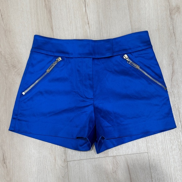 Marciano Pants - Marciano Royal Blue High Waist Women's Shorts